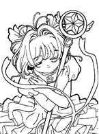 Cardcaptor Sakura Coloring Page